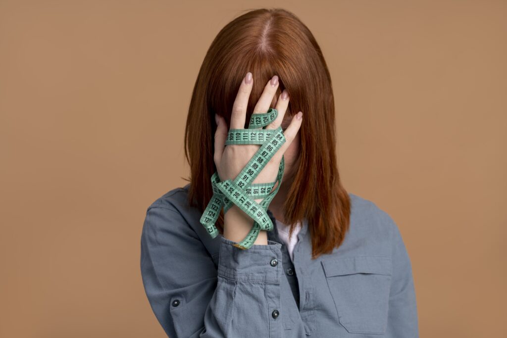 pessoa com transtorno alimentar