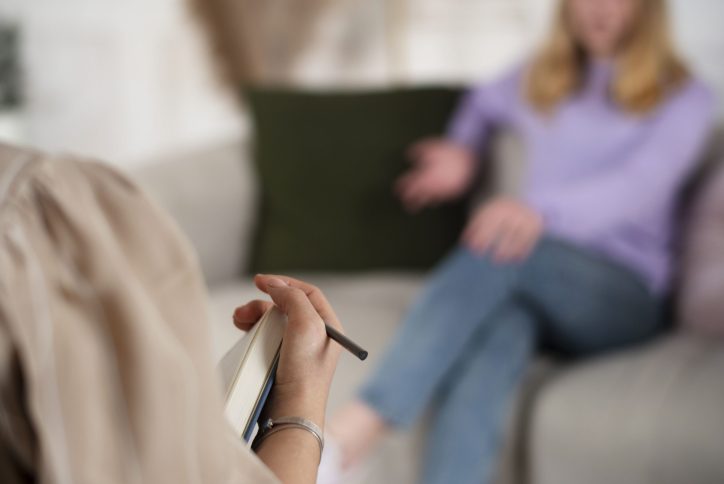 conversa com terapeuta